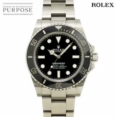 ロレックス ROLEX サブマリーナ ノンデイト 124060 ランダム番 ルーレット メンズ 腕時計 ブラック 自動巻き Submariner No Date 90331896のサムネイル