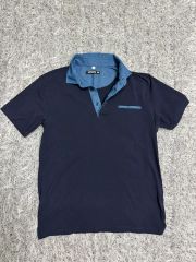 ZANONE Pima Cotton 半袖ポロシャツ ネイビー L イタリア製 - メルカリ