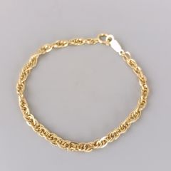 K18 750刻印 18金 ロープチェーン ブレスレット 6g 約 18cm K18 750刻印あり ロープチェーン ブレスレット 6g 約18cm - メルカリ