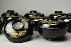 輪島塗 忍紋 吸物椀 十客 共箱 輪島塗 忍紋 吸物椀 十客 共箱 - メルカリ