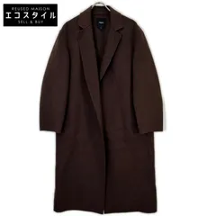 Theory　セオリー　01-4409609 24年製 ブラウン ウール×カシミア  コート　Sのサムネイル