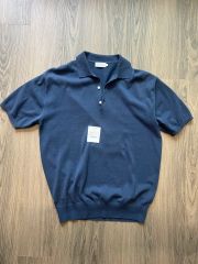 別注【Yonetomi NEW BASIC】ショートスリーブニットポロシャツ L 別注【Yonetomi NEW BASIC】ショートスリーブニットポロシャツ L