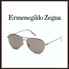 新品 未使用 エルメネジルド ゼニア ティアドロップ サングラス ガンメタル【Ermenegildo Zegna】ZEISSレンズ搭載 UVカット ツァイスレンズのサムネイル