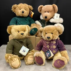 (0)E10 Harrods ハロッズ テディベア イヤーベア ぬいぐるみ ベア / 2000年 クリスマス / 21世紀 限定 / 1998年 クリスマス / 2001年 クリスマス / コレクション ヴィンテージ ビンテージ くまのサムネイル