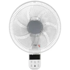 【新品】壁掛扇風機 DCモーター搭載 リモコン付き ホワイト シィーネット CKDF308WH DC 壁掛け 扇風機 風量8段階 のサムネイル