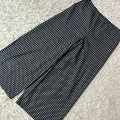 LAUTREAMONT ストライプ柄パンツ ダークグレー 40 オフィス キレイめのサムネイル