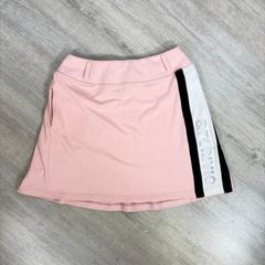 アルチビオ ゴルフウェア 白×ピンクニットスカート ウエストゴム