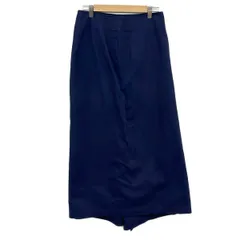 yohjiyamamoto(ヨウジヤマモト) ロングスカート サイズ3 L レディース美品  - ネイビーのサムネイル