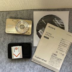 充電器付【完動品】 SONY Cyber-shot DSC-W570 デジカメ ソニーCyber-shot DSC-W570ゴールドデジカメ動作品 CCDセンサー