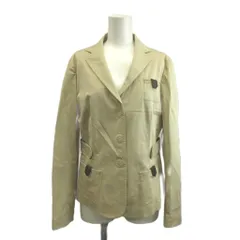 アルマーニ コレツィオーニ ARMANI COLLEZIONI テーラードジャケット 上着 40 ベージュ 無地 長袖 アウター /YU ■GY53のサムネイル