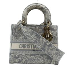 Christian Dior D-LITE バッグ グレー ミッツァ付☆ - メルカリ