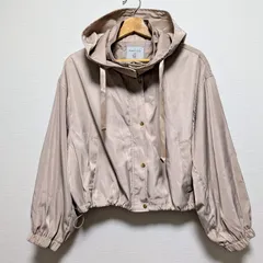 MAJESTIC LEGON マジェスティックレゴン ボリューム袖 ショート ブルゾン ベージュ Mのサムネイル