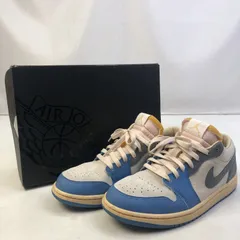 01w-6191 ナイキ NIKE 27.5cm UK8.5 EU43 AIR JORDAN 1 LOW SE DZ5376-469 ナイキ エア ジョーダン 1 ロー スペシャルエディション 東京 96 ダッチ ブルースモーク グレー セイル 靴 中古品】のサムネイル