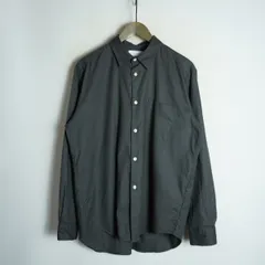 25AW MANUAL ALPHABET マニュアルアルファベット VIYELLA LOOSE FIT R/C SHT LOOSE FIT 長袖 シャツ MA-S-740 チャコールサイズ2 4438Q★4のサムネイル