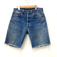 70s 80sリーバイス501 66後期 赤耳 カットオフ デニムショーツ - メルカリ