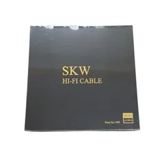 【F248】SKW オーディオーケーブル 2RCA to 2RCA オス 長さ1m　新品のサムネイル