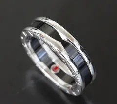 ブルガリ BVLGARI セーブザチルドレンリング 23号(64)Ag925 箱保 メンズ指輪 E2056のサムネイル