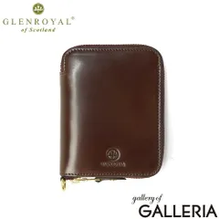 【正規品3カ月保証】 グレンロイヤル 二つ折り財布 メンズ レディース ブランド 財布 GLENROYAL 本革 コードバン ファスナー 小銭入れあり カード 小さめ ミニ コンパクト 馬革 SMALL ZIP WALLET J2-0025 BURGUNDYのサムネイル