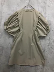 AZUL BY MOUSSY アズールバイマウジー VOLUME SLEEVE MINI ONEPIECE ワンピース sizeS/ベージュ ■◆ レディースのサムネイル