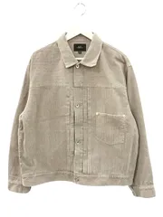 スリック SLICK Sulfur-Dyed Corduroy 1st Type Trucker Jacket 5111045 サルファーダイ1 コーデュロイ ファーストタイプ トラッカージャケット 1 グレージュ系 アウター のサムネイル
