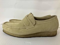 UA別注 クラークス ワラビーモンク ベージュ UK8.5 箱無 美品 - メルカリ