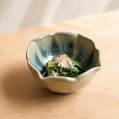 輪花小鉢 小代釉 小代焼 小代本谷ちひろ窯 陶器 和食器 小鉢 伝統工芸のサムネイル