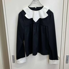 pium コットンフリルハートボタンブラウス | Mercari