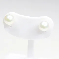  MIKIMOTO ミキモト パール ピアス K18YG アコヤ真珠(6.0mm) イエローゴールド 1粒パールピアス【中古】のサムネイル