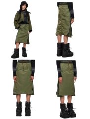 土日限定値下NIKE × sacai 再構築 ナイロン スカート フレアスカート