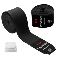 PROIRON ボクシング バンテージ キックボクシング バンテージ 練習 洗濯ネット付き 4.5m 2.5m マジックテープ式 2サイズ 3色選択可能 2個1セットのサムネイル