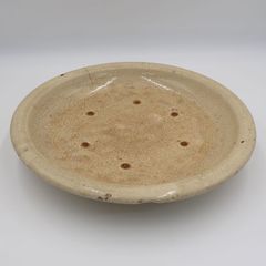 アンティーク江戸 古瀬戸の雰囲気、重ね焼きの跡が美しい直径37.5cm