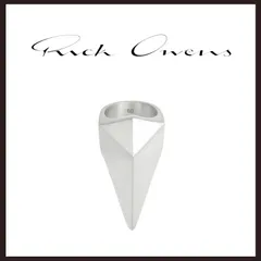 新品未使用　Rick Owens (リックオウエンス)　PYRAMID RING　58　シルバー系のサムネイル