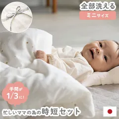 在庫限り旧モデル サンデシカ ベビー布団5点セット ミニサイズ 60×90cm 日本製 洗える布団 組布団 新品【BA-7751-3012-34-2】のサムネイル