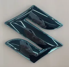 スズキ エンブレム(クロームメッキ)⑯／Ｓマーク／10cm×10cm／SUZUKI／純正のサムネイル