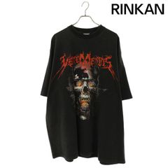 VETEMENTS オーバーサイズ ヘビーメタル スカル フロントプリント 