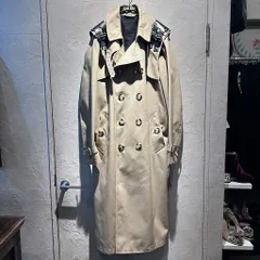 VALENTINO ヴァレンティノ SHOULRER LEATHER TRENCH COAT トレンチコート LV0CH1883JC ベージュ size:50【代官山A12】のサムネイル
