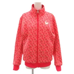 ルコックスポルティフ le coq sportif 美品 ジャケット ブルゾン ジャンパー リバーシブル M ピンク ドット柄 無地 ハイネック /IB ■ECF006のサムネイル