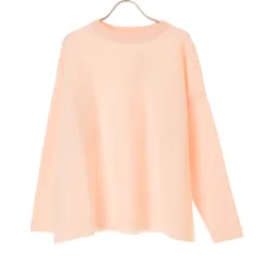 【SLOBEIENA】23AW 23080912271330 コットンダブルフェイスニットプルオーバー長袖ニットセーターのサムネイル