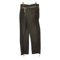 【MAISONEUREKA】017 VINTAGE REWORK BIGGY ブラックデニムデニムパンツのサムネイル