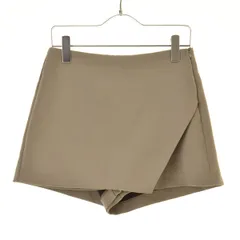 【ZARA】3152/542/832 アシンメトリックスコートキュロットスカートのサムネイル