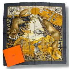 美品】HERMES カレ90 スカーフ H de LINARES | Mercari