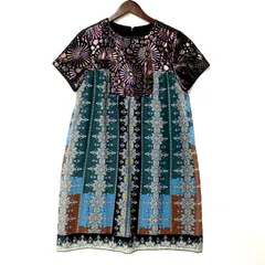 【中古品】ANNA SUI アナスイ 54-01-4975 USA製 ALL-OVER PATTERN ONEPIECE オールオーバーパターン ワンピース トップス オールインワン 【170-250630-ma-21-izu】のサムネイル