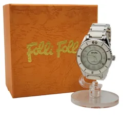 【現状渡し品】Folli Follie フォリフォリ QUARTZ WF4T0015 クォーツ 白文字盤  腕時計 【198-250716-as-35-izu】のサムネイル