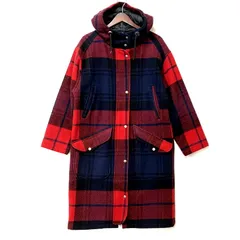 【中古品】WOOLRICH ウールリッチ 1650-113 80S WOOL CHECK HOODED COAT 80年代 ウールチェックフーデッドコート アウター 長袖 【146-250717-ma-03-izu】のサムネイル
