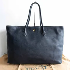【極美品】CISEI【LINDOS TOTE】ネイビー レザー トートバッグ トープ シセイ 26070140のサムネイル