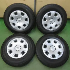 バリ溝!25年!9.5分◎トヨタ 200系 ハイエース 純正 スチール 195/80R15 107/105S ダンロップ SP175N 15インチ PCD139.7/6H◎6062607イノのサムネイル