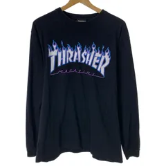 【中古】　THRASHER　ロンT　長袖　トップス　クルーネック　ブランドロゴ　プリント　ストリート　古着　/1952のサムネイル