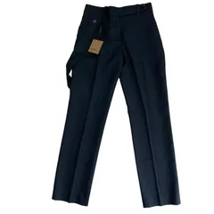 未使用 BURBERRY バーバリー サスペンダー付き テーパードパンツ スラックス ボトムス 8046323 ウール ブラック (サイズ36) エレガント 洗練 上質 デイリーのサムネイル