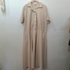 マッキントッシュフィロソフィー♡シャンブレーワンピース 麻混 36 S