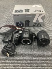 ○【動作未確認】KYOCERA T SCOPE ブラックボディ 京セラ コンパクト